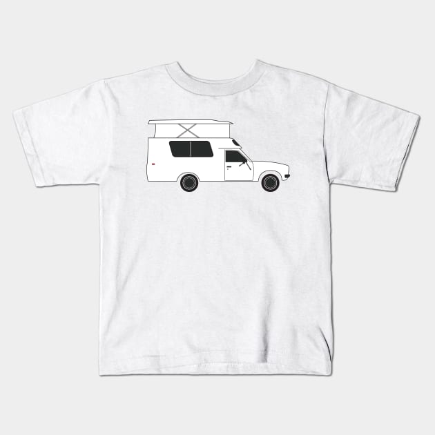 toyota chinook Kids T-Shirt by LeapDaze